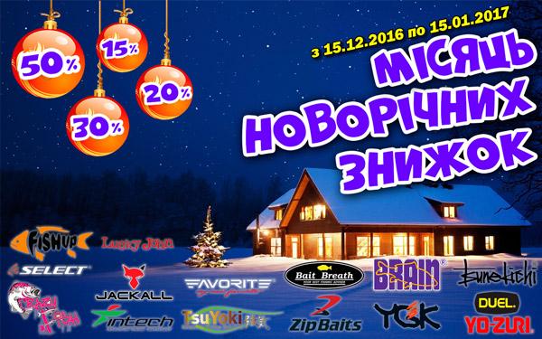 Місяць новорічних знижок