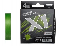 Шнур Favorite X1 #2.5 (0,26 мм), 150 м (салатовый)
