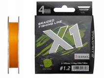 Шнур Favorite X1 #1.2 (0,185 мм), 150 м (оранжевый)