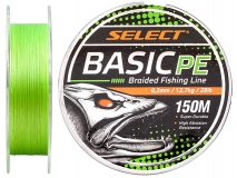 Шнур Select Basic PE 0,20 мм, 12,7 кг, 150 м, салатовый