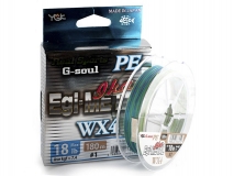 Шнур YGK G-Soul PE Egi-Metal Ika WX4 #0.5 (0,117 мм), 180 м (мультиколор)