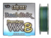 Шнур YGK Lonfort Real dtex Premium WX8 #0.4 (0,104 мм), 90 м (мультиколор)