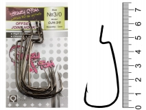 Крючок офсетный Crazy Fish Joint Hook, #3/0, (7 шт.)