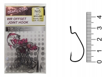 Крючок офсетный Crazy Fish WR Offset Joint Hook, #5, (15 шт.)