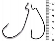 Крючок офсетный Crazy Fish Wide Range Offset Hook, #5/0, (1 шт.)