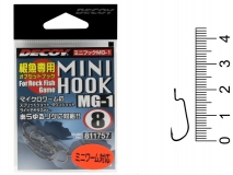 Крючок офсетный Decoy Mini Hook MG-1, #8, (10 шт.)