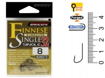 Крючок Decoy Finnese Single 32, #8, (10 шт.)