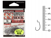 Крючок офсетный Decoy S.S. Hook Worm 19, #8, (9 шт.)