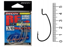 Крючок офсетный Decoy Rock Fish Limited Worm 13S, #3/0, (5 шт.)