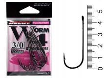 Крючок Decoy Worm 4 Strong Wire, #3/0, (8 шт.)