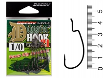 Крючок офсетный Decoy Diggin' Hook Worm 21, #1/0 (7 шт.)