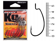 Крючок офсетный Decoy Kg Hook Worm 17, #5/0 (5 шт.)