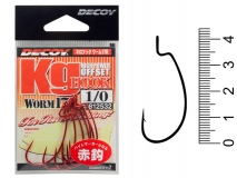 Крючок офсетный Decoy Kg Hook Worm 17R, #1/0 (7 шт.)