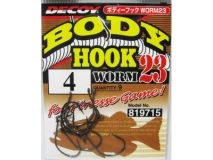 Крючок Decoy Body Hook Worm 23, #5, (9 шт.)