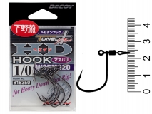 Крючок Decoy HD Hook masubari Worm 120, #1/0, (5 шт.)