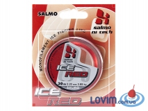 Леска зимняя Salmo Hi-Tech Ice Red 0.20 мм, 30 м