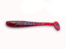 Силиконовая приманка Crazy Fish Nano Minnow 1,6", col.73 (Blue Ruby), (8 шт.)