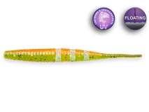 Силиконовая приманка Crazy Fish Polaris 4" Floating, col.5D (Orange Chartreuse), (6 шт.)