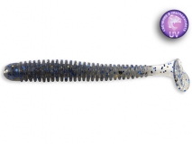 Силиконовая приманка Crazy Fish Vibro Worm 2", col.29 (Smoke), (8 шт.)