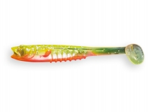 Силиконовая приманка Crazy Fish Nano Minnow 5", col.C11R (Lime Shad Realistic), (4 шт.)