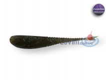 Силиконовая приманка Crazy Fish Glider 3,5" Floating, col.42 (Green Pumpkin Blue), (8 шт.)