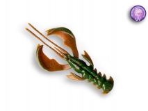 Силиконовая приманка Crazy Fish Nimble 1,6", col.14 (UV Motor Oil), (9 шт.)