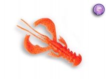 Силиконовая приманка Crazy Fish Nimble 1,6", col.18 (Carrot), (9 шт.)