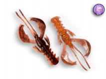 Силиконовая приманка Crazy Fish Nimble 1,6", col.8D (Orange Coffee), (9 шт.)