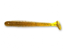Силиконовая приманка Crazy Fish Vibro Worm 2", col.17 (Pepper Caramel), (8 шт.)