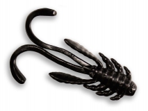 Силиконовая приманка Crazy Fish Allure 2", col.51 (Black), (6 шт.)
