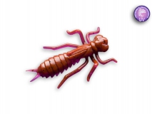 Силиконовая приманка Crazy Fish Kasari 1" Floating, col.12 (Ultraviolet), (8 шт.)