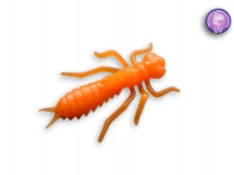 Силиконовая приманка Crazy Fish Kasari 1", col.77 (Toxic Orange), (8 шт.)
