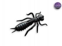 Силиконовая приманка Crazy Fish Kasari 1,6" Floating, col.51 (Black), (6 шт.)