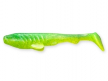 Силиконовая приманка Crazy Fish Tough 4", col.7D (Lime Chartreuse), (6 шт.)