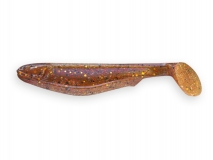 Силиконовая приманка Crazy Fish Slim Shaddy 3,2", col.32 (Dark Beer), (5 шт.)