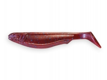 Силиконовая приманка Crazy Fish Slim Shaddy 3,2", col.73 (Blue Ruby), (5 шт.)