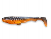 Силиконовая приманка Crazy Fish Tough 5", col.8D (Orange Coffee), (5 шт.)