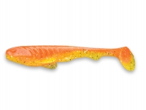 Силиконовая приманка Crazy Fish Tough 5", col.15D (Fire Orange), (5 шт.)