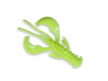Силиконовая приманка Crazy Fish Nimble 2" Floating, col.54 (Green Acid), (8 шт.)