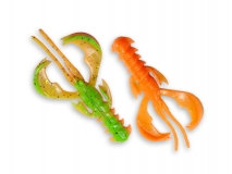 Силиконовая приманка Crazy Fish Nimble 2" Floating, col.5D (Orange Chartreuse), (8 шт.)