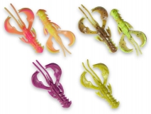 Силиконовая приманка Crazy Fish Nimble 2" Floating, (Mix #109), (8 шт.)
