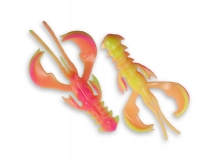Силиконовая приманка Crazy Fish Nimble 3,2" Floating, col.13D (Peach), (6 шт.)