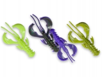 Силиконовая приманка Crazy Fish Nimble 3,2" Floating, (Mix #114), (6 шт.)