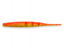 Силиконовая приманка Crazy Fish Polaris 4" Floating, col.15D (Fire Orange), (6 шт.)
