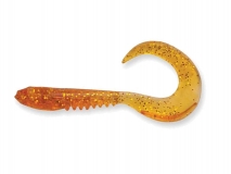 Силиконовая приманка Crazy Fish King Tail 2,5", col.9 (Caramel), (6 шт.)