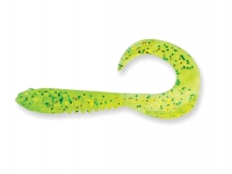 Силиконовая приманка Crazy Fish King Tail 2,5", col.20 (Kiwi), (6 шт.)