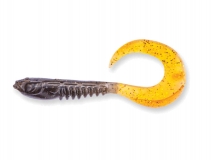 Силиконовая приманка Crazy Fish King Tail 2,5", col.2609T (Swamp/Caramel), (6 шт.)