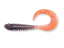 Силиконовая приманка Crazy Fish King Tail 2,5", col.2618T (Swamp/Carrot), (6 шт.)