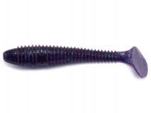 Силиконовая приманка Crazy Fish Vibro Fat 4,7", col.99 (Grape), (4 шт.)