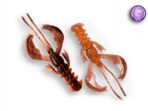 Силиконовая приманка Crazy Fish Nimble 1,2", col.8D (Orange Coffee), (16 шт.)